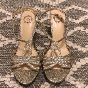 Light Gold Strappy Heel - Size 8